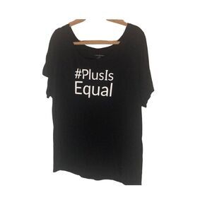 Lane Bryant 22/24 Tee Plus Is Equal